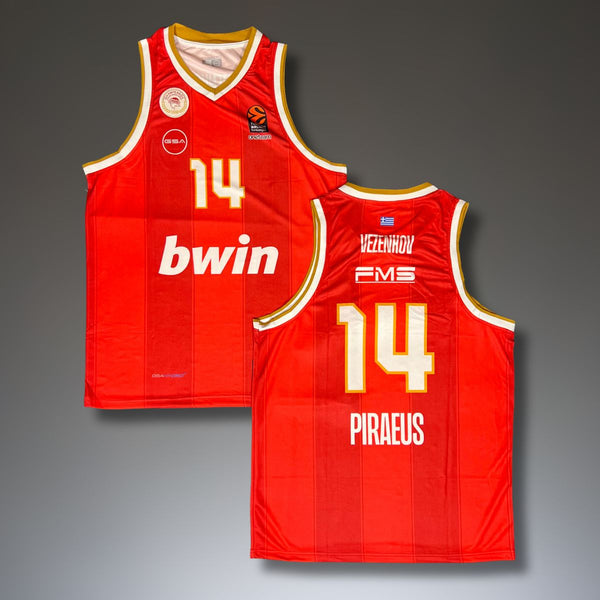 Mъжки баскетболен потник, Олимпиакос, Везенков. Евро Лига 2025