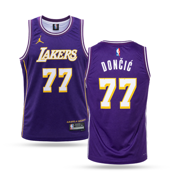 ЛА Лейкърс Мъжки Баскетболен Потник, Дончич. Лилав