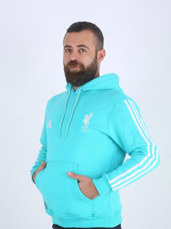 Ливърпул Мъжко Спортно Горнище. Тюркоазено