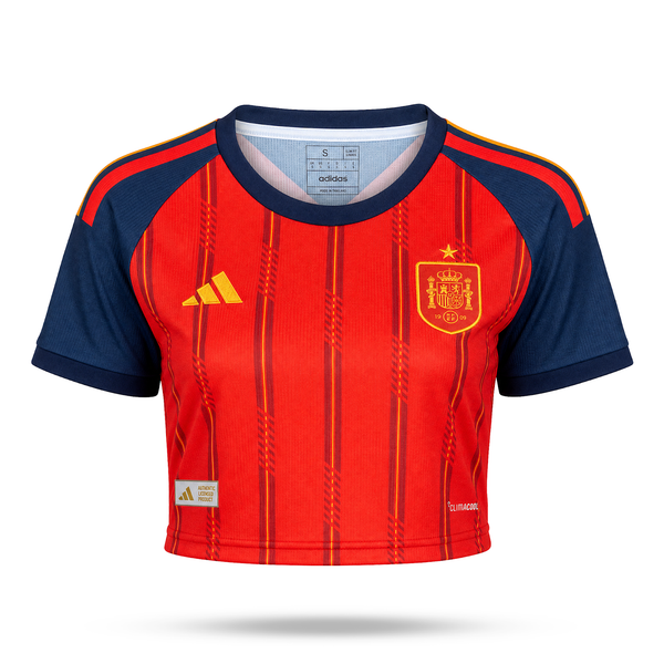 Испания Дамски Футболен Кроп Топ. World Cup 2026