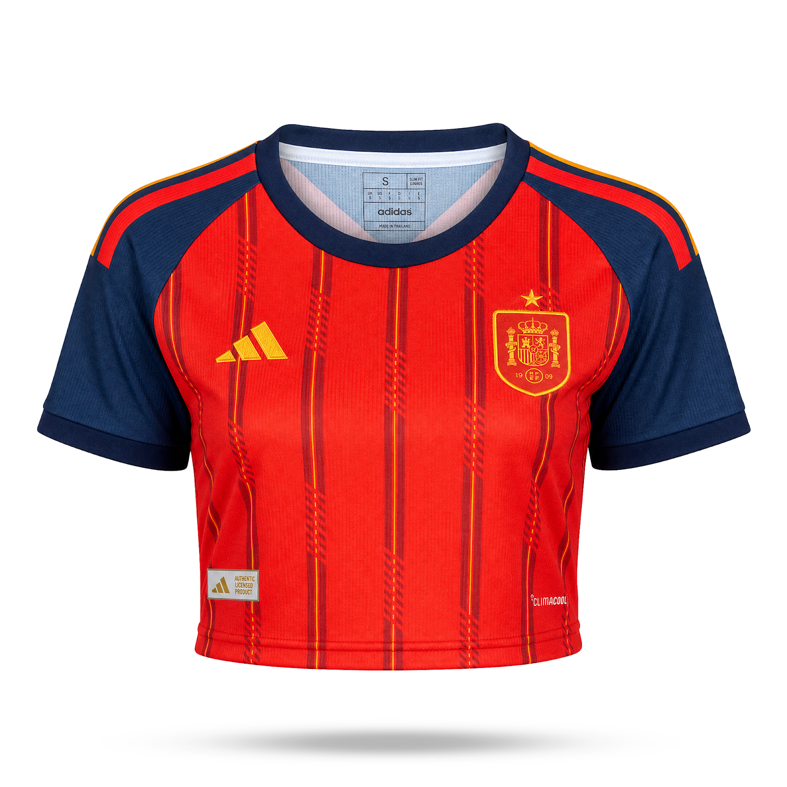 Испания Дамски Футболен Кроп Топ. World Cup 2026