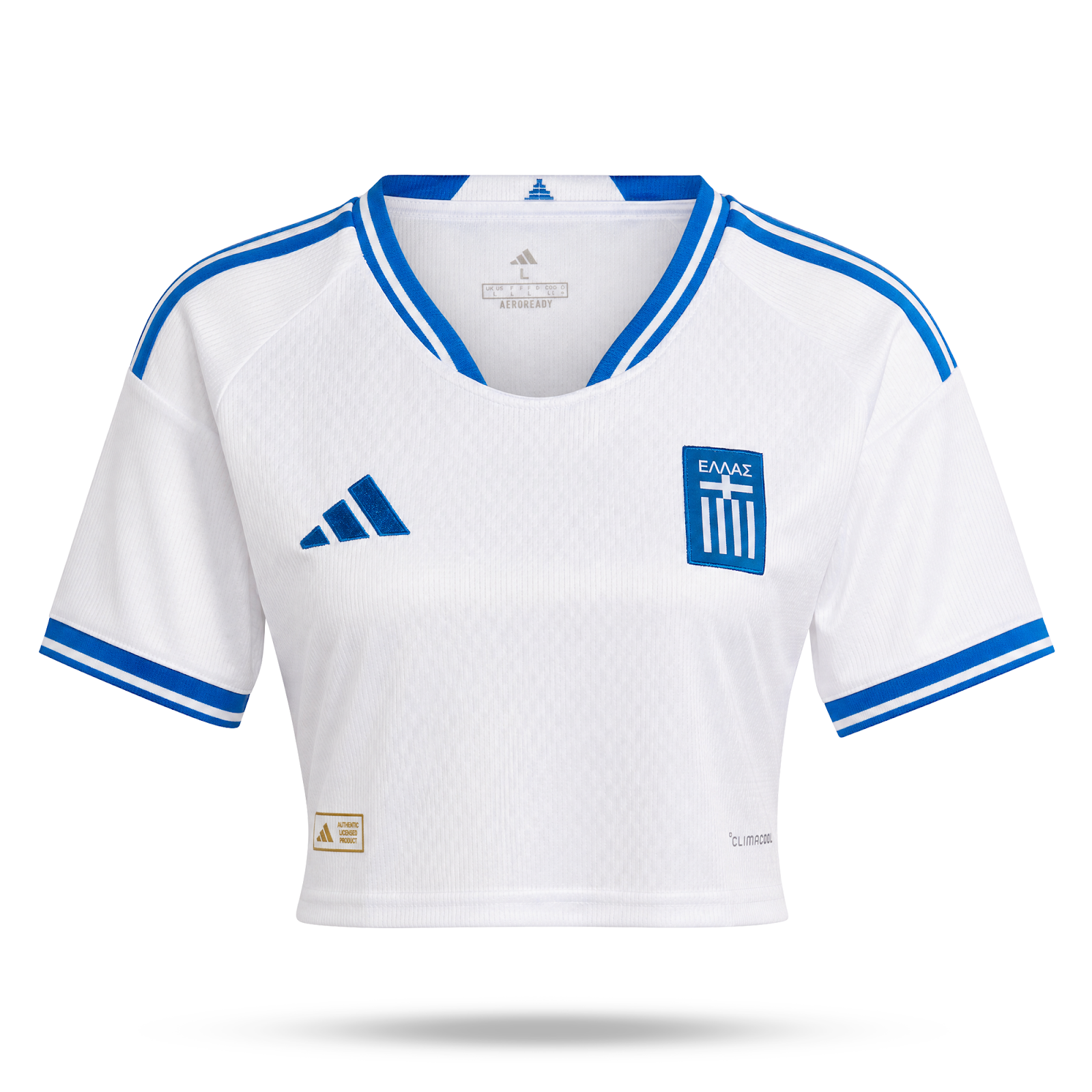 Гърция Дамски Футболен Кроп Топ. World Cup 2026